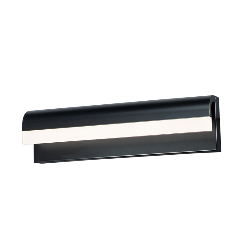 ET2 E24842-90BK Waterfall LED Bath Vanity, Black