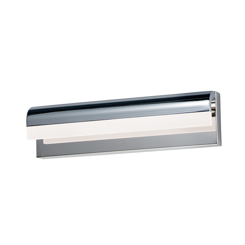 ET2 E24842-90PC Waterfall LED Bath Vanity, Polished Chrome
