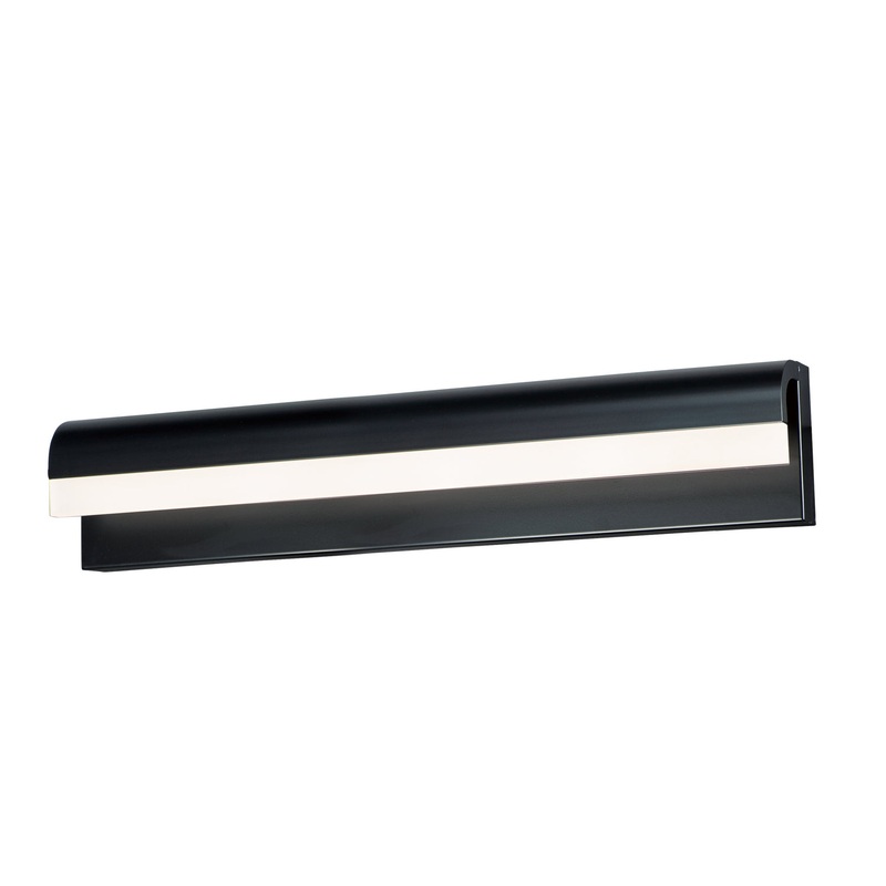 ET2 E24844-90BK Waterfall LED Bath Vanity, Black