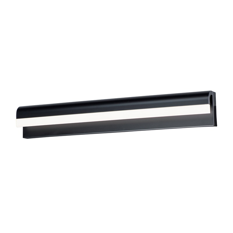 ET2 E24846-90BK Waterfall LED Bath Vanity, Black
