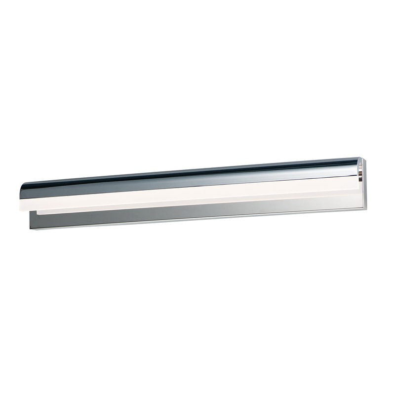 ET2 E24848-90PC Waterfall LED Bath Vanity, Polished Chrome