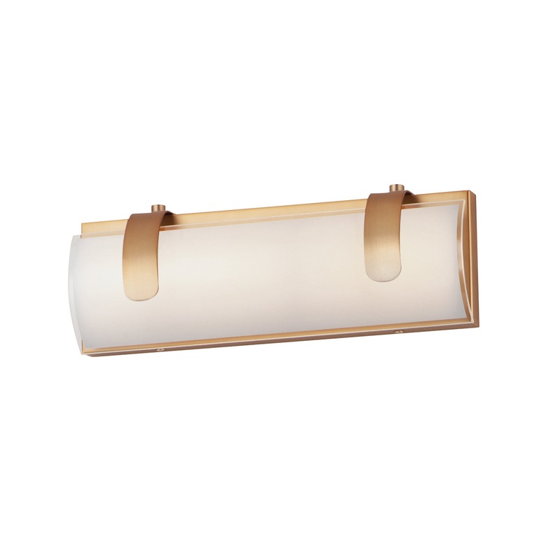 ET2 E25131-92GLD Clutch LED Bath Vanity, Gold