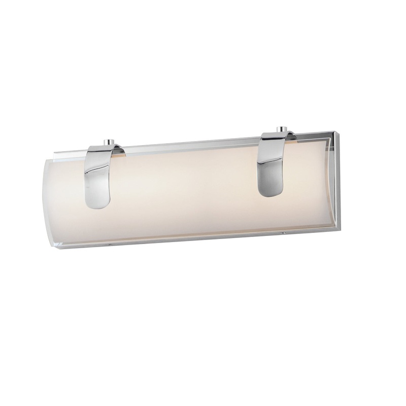 ET2 E25131-92PC Clutch LED Bath Vanity, Polished Chrome