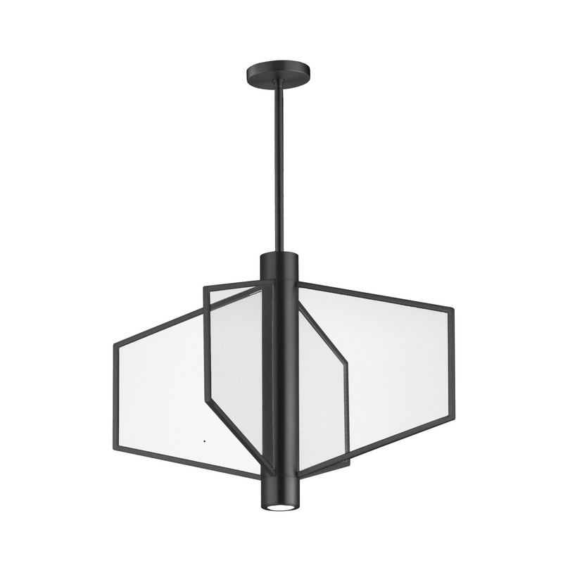 ET2 E25132-133BK Telstar LED Pendant, Black