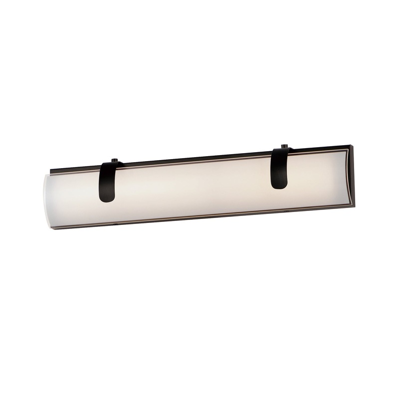 ET2 E25133-92BK Clutch LED Bath Vanity, Black