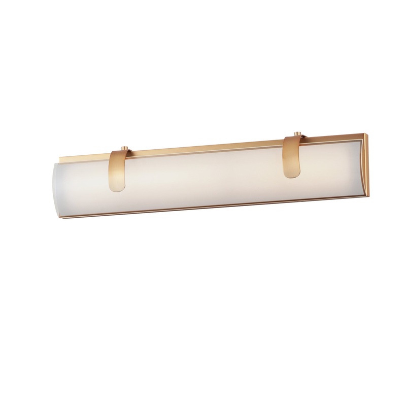 ET2 E25133-92GLD Clutch LED Bath Vanity, Gold
