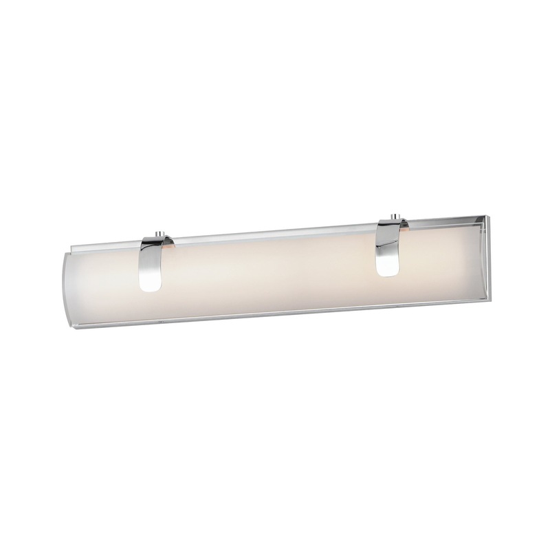 ET2 E25133-92PC Clutch LED Bath Vanity, Polished Chrome