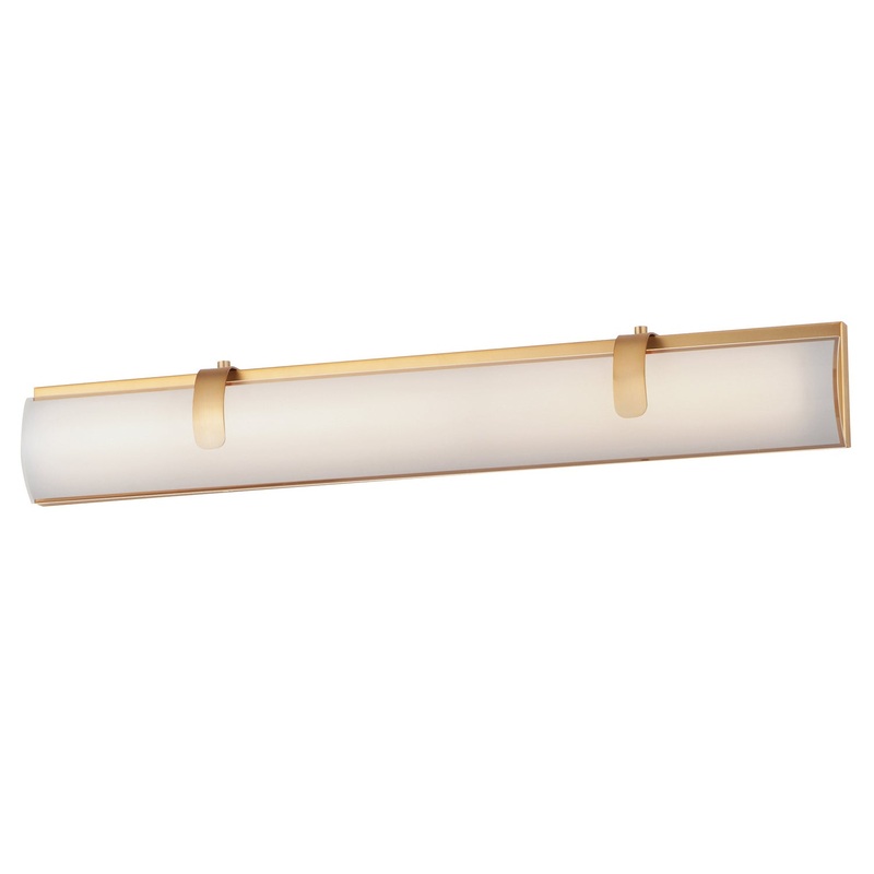 ET2 E25135-92GLD Clutch LED Bath Vanity, Gold