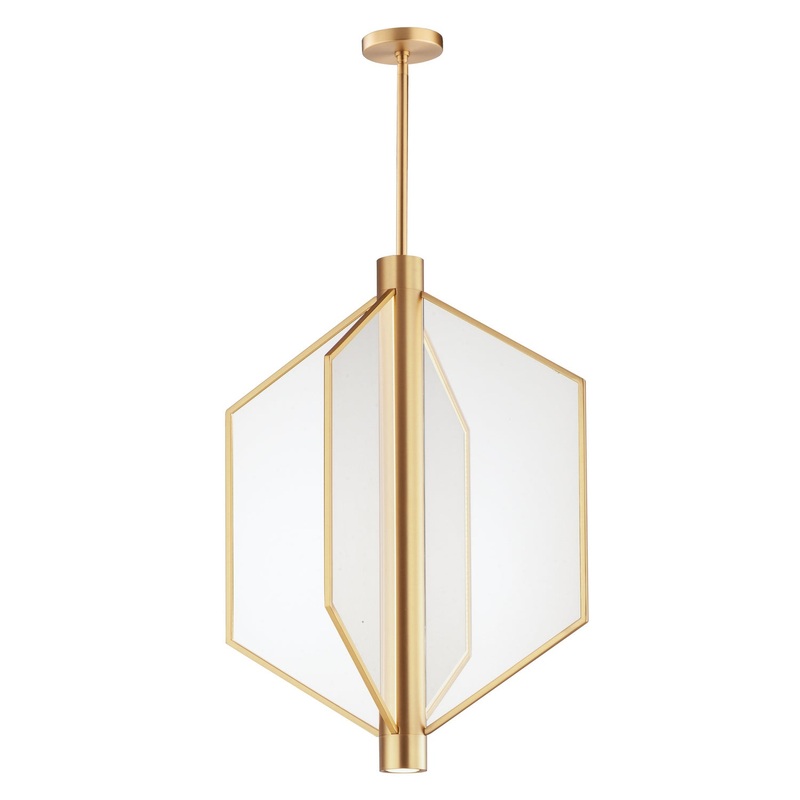 ET2 E25136-133NAB Telstar LED Pendant, Natural Aged Brass