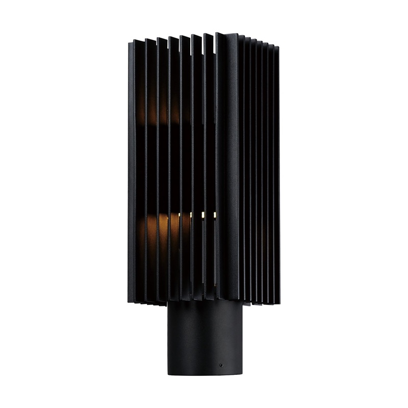 ET2 E30110-BK Rampart LED Outdoor Post Mount, Black