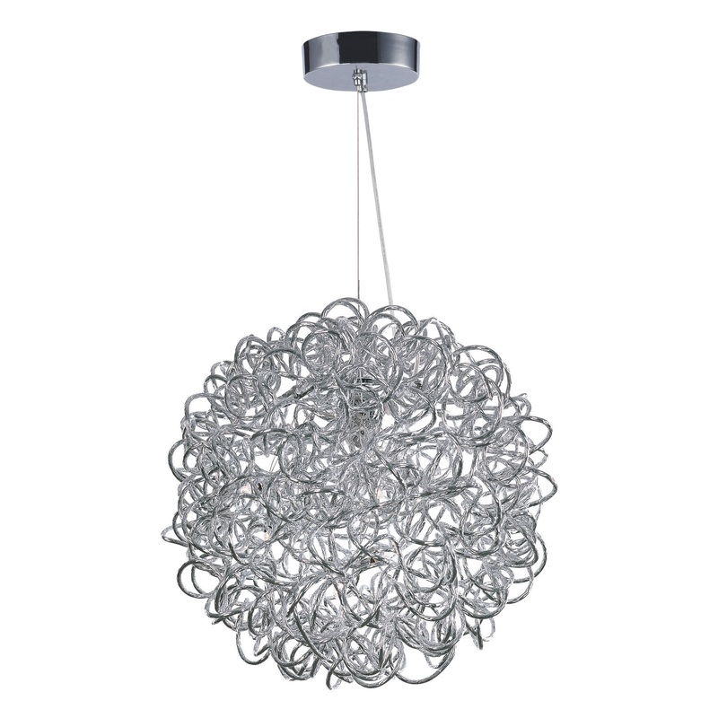 ET2 E32572-PC Dazed LED Pendant, Polished Chrome