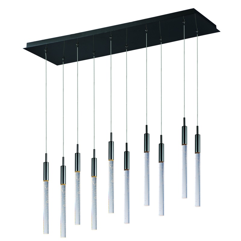 ET2 E32779-91BC Scepter LED Pendant, Black Chrome