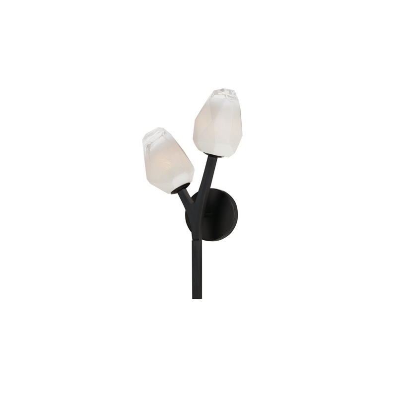 ET2 E32792-93BK Blossom LED Wall Sconce, Black