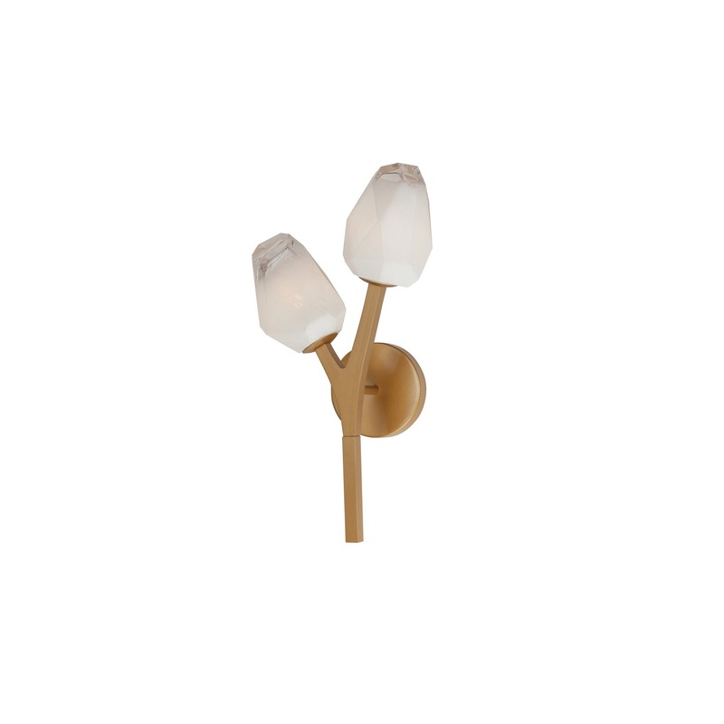 ET2 E32792-93NAB Blossom LED Wall Sconce, Natural Aged Brass