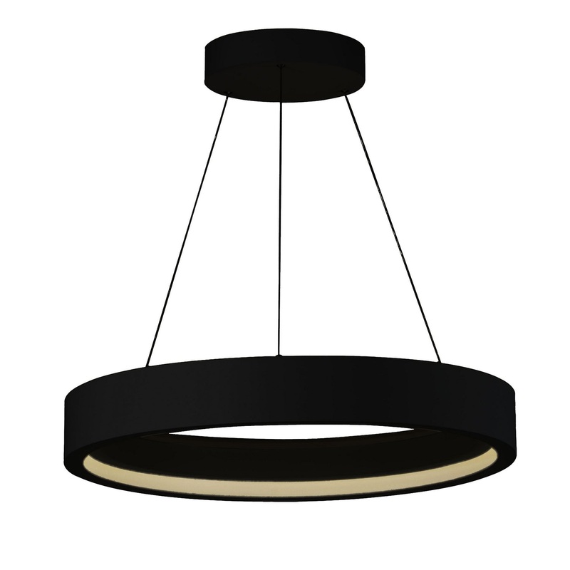 ET2 E35104-BK iCorona WiZ LED Pendant, Black