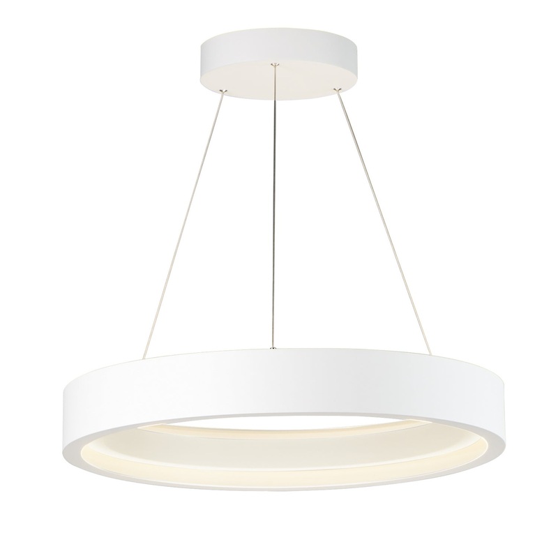 ET2 E35104-MW iCorona WiZ LED Pendant, Matte White