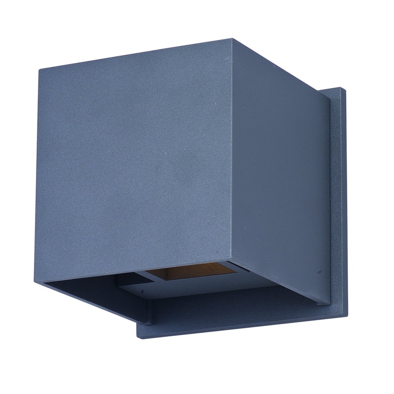 ET2 E41308-BZ Alumilux Cube LED Wall Sconce, Bronze