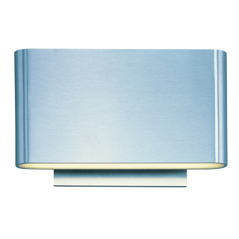ET2 E41310-SA Alumilux Spartan LED Wall Sconce, Satin Aluminum