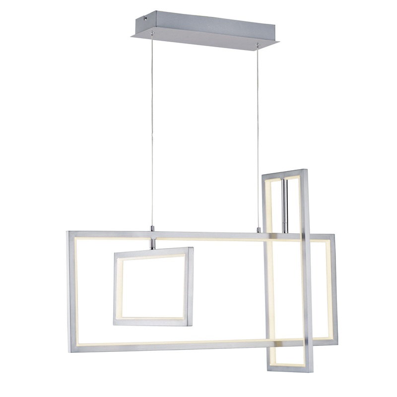 ET2 E20356-SN Link LED Pendant, Satin Nickel