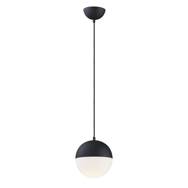 ET2 E20361-92BK Half Moon LED Mini Pendant, Black