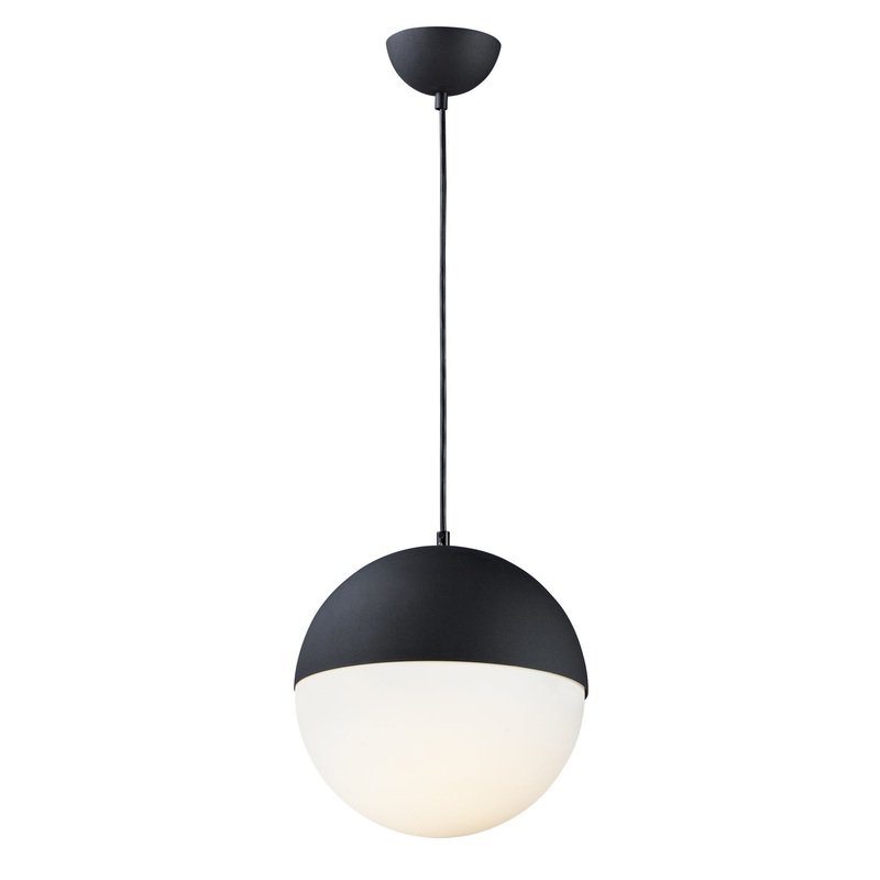 ET2 E20366-92BK Half Moon LED Pendant, Black