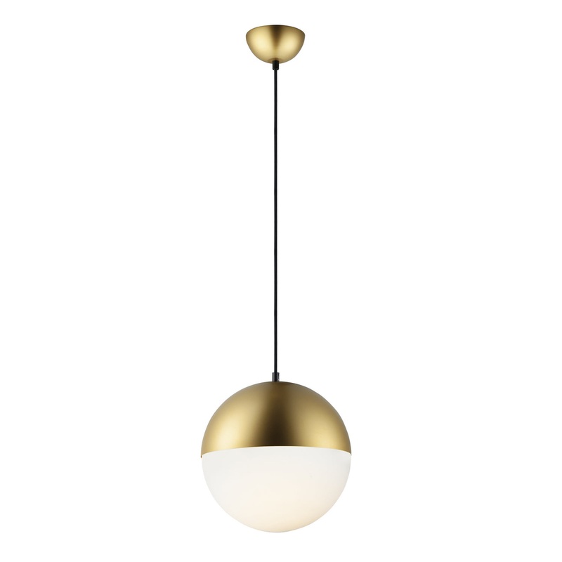 ET2 E20366-92MG Half Moon LED Pendant, Metallic Gold