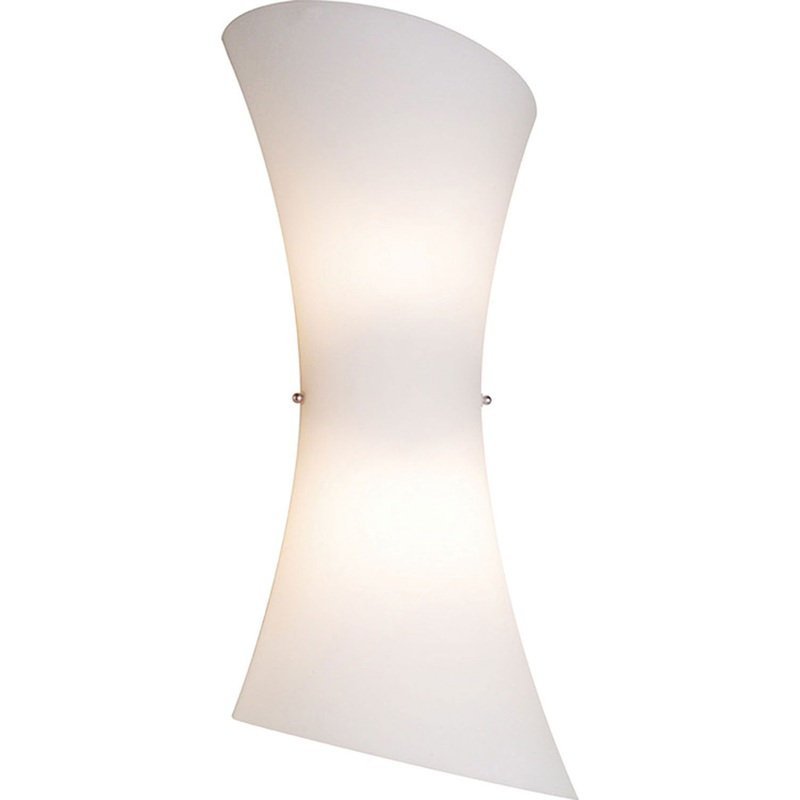 ET2 E20412-09 Conico Two Light Wall Mount, Satin Nickel