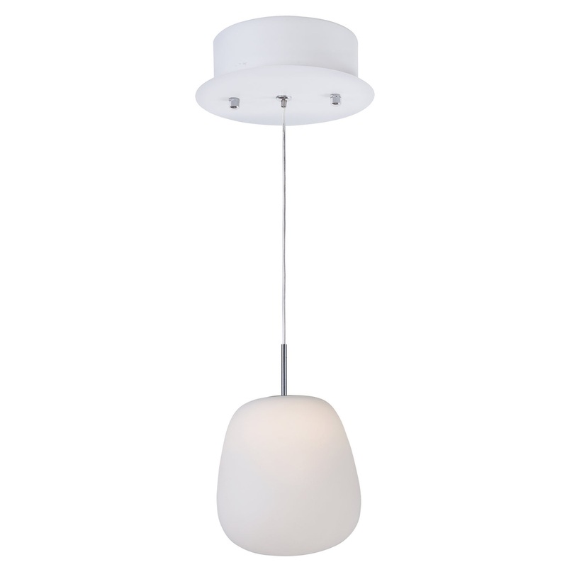 ET2 E21121-11WT Puffs LED Pendant, White
