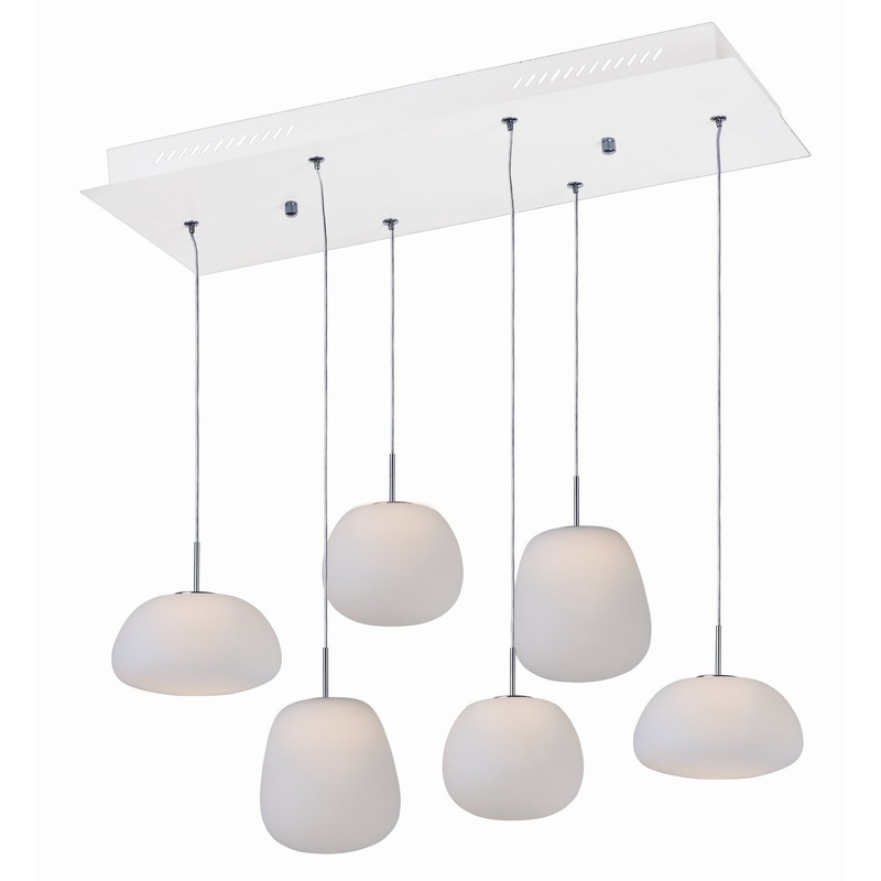 ET2 E21124-11WT Puffs LED Pendant, White
