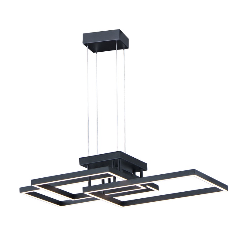ET2 E21515-BK Traverse LED LED Pendant, Black