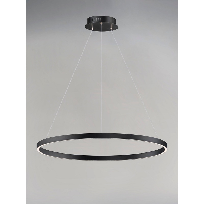 ET2 E22726-BK Groove WiZ LED Pendant, Black