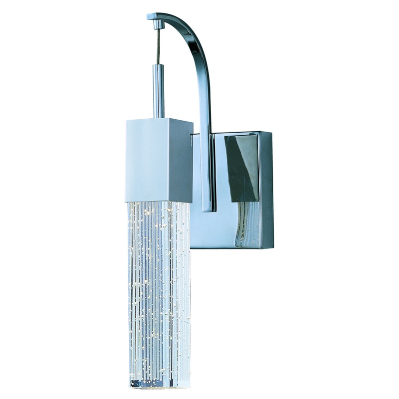 ET2 E22760-89PC Fizz III LED Wall Sconce, Polished Chrome