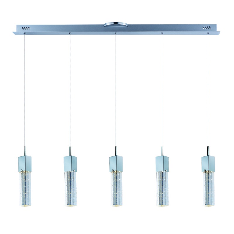 ET2 E22764-89PC Fizz III LED Pendant, Polished Chrome