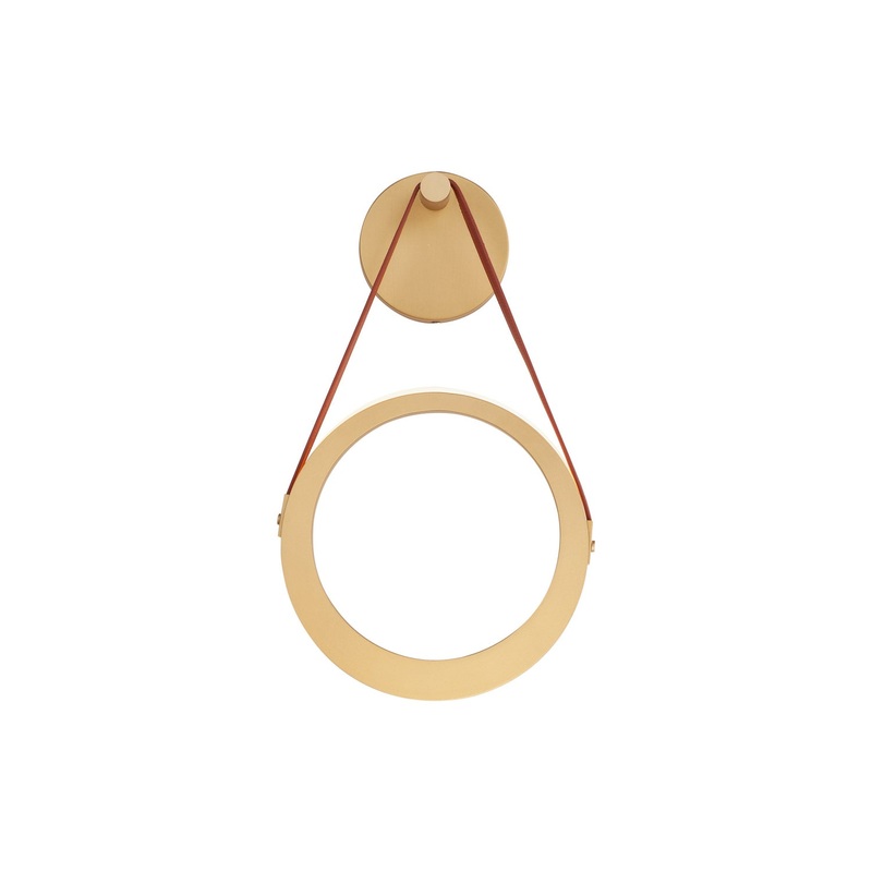 ET2 E24080-NAB Tether LED Wall Sconce, Natural Aged Brass