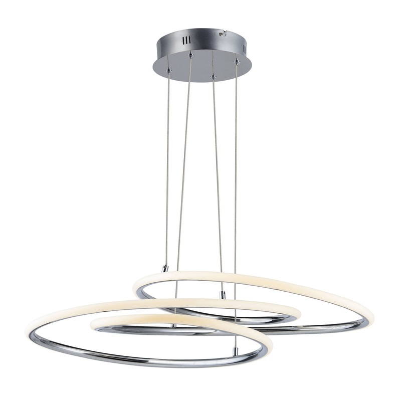 ET2 E24132-PC Coaster LED Pendant, Polished Chrome
