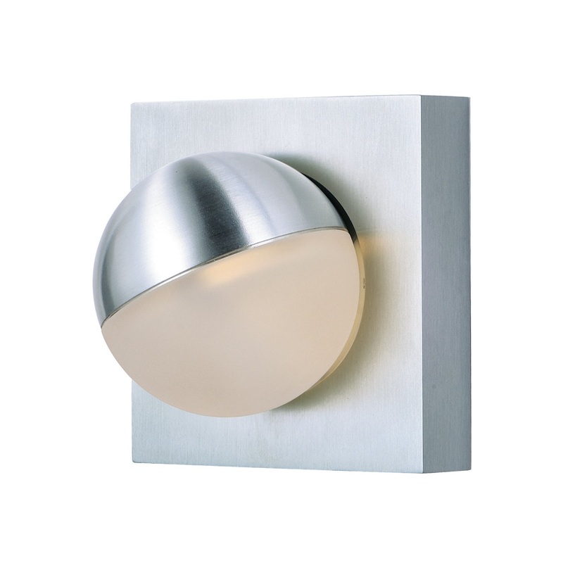 ET2 E41326-SA Alumilux Majik LED Wall Sconce, Satin Aluminum