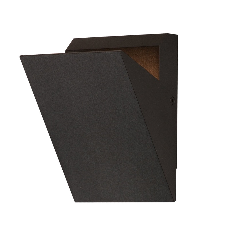 ET2 E41333-BK Alumilux Tilt LED Outdoor Wall Sconce, Black