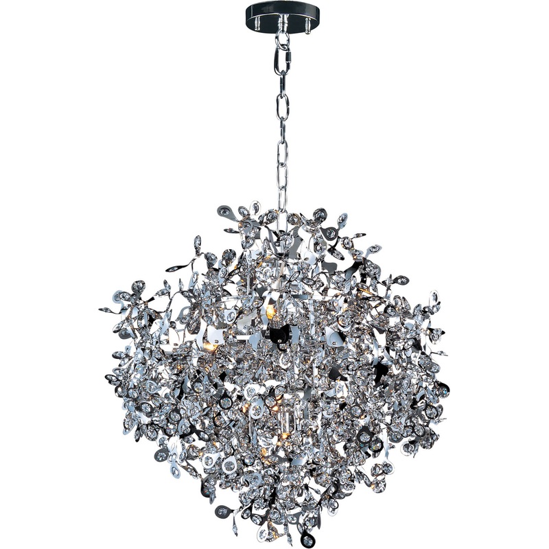 Maxim 24205BCPC Comet Ten Light Pendant, Polished Chrome
