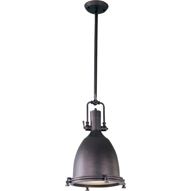 Maxim 25104FTBZ Hi-Bay One Light Pendant, Bronze