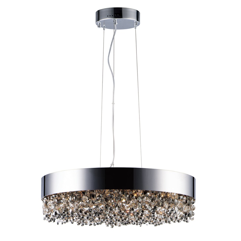 Maxim 39655MSKPC Mystic LED Pendant, Polished Chrome