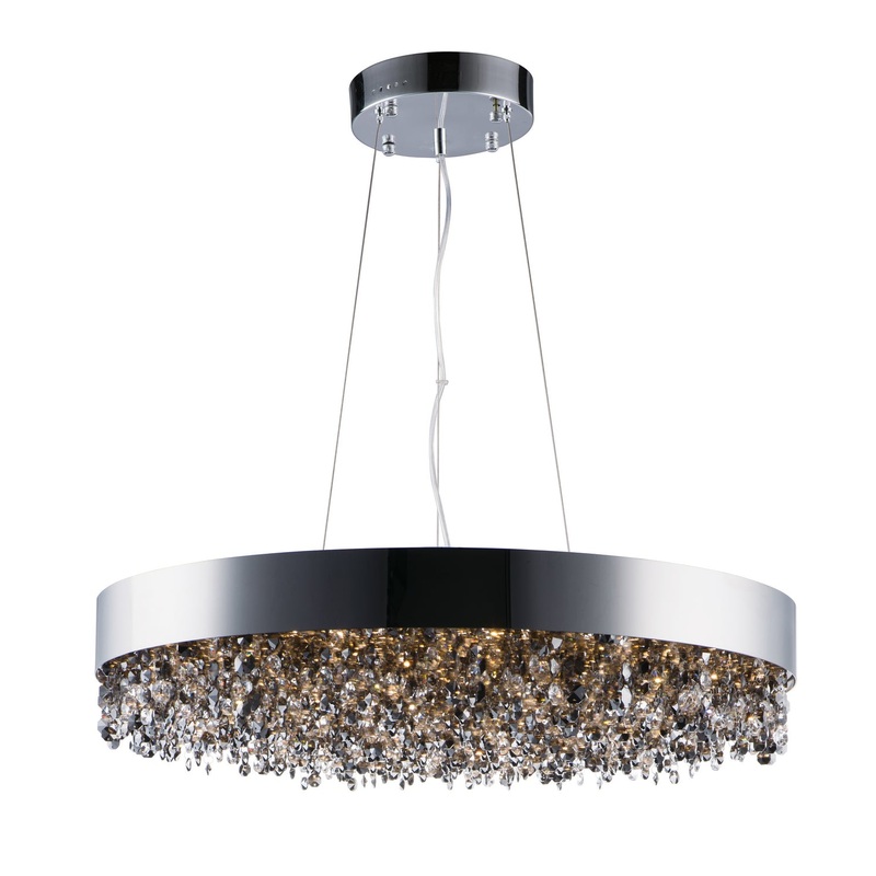 Maxim 39657MSKPC Mystic LED Pendant, Polished Chrome