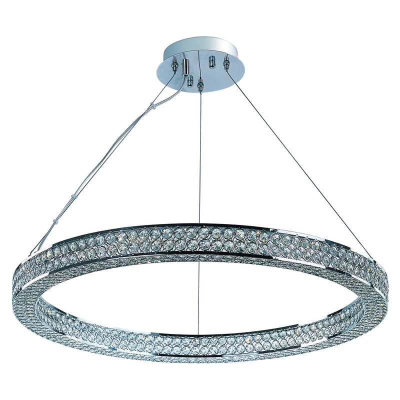 Maxim 39773BCPC Eternity LED LED Pendant, Polished Chrome