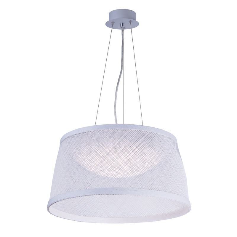 Maxim 54374WT Bahama LED Pendant, White