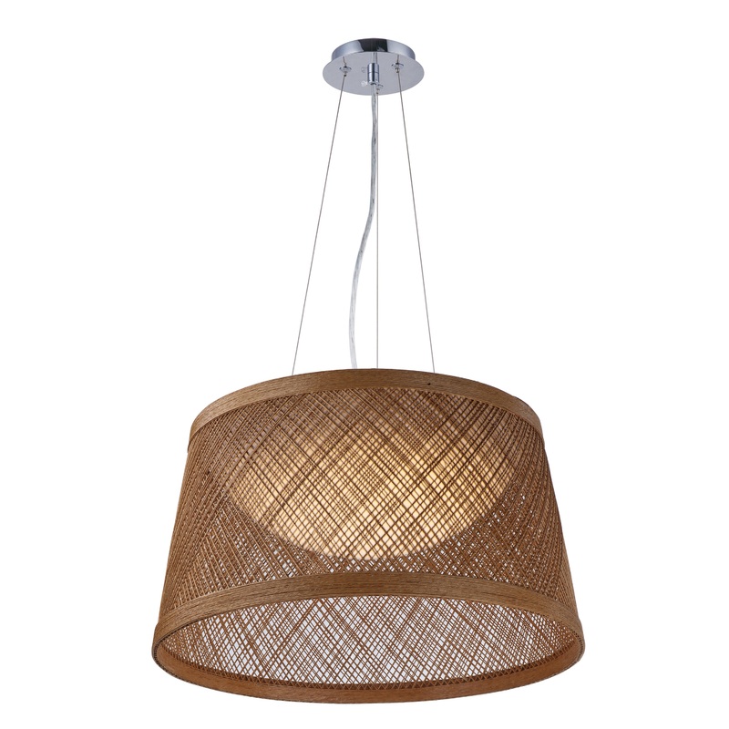 Maxim 54376NA Bahama LED Pendant, Natural