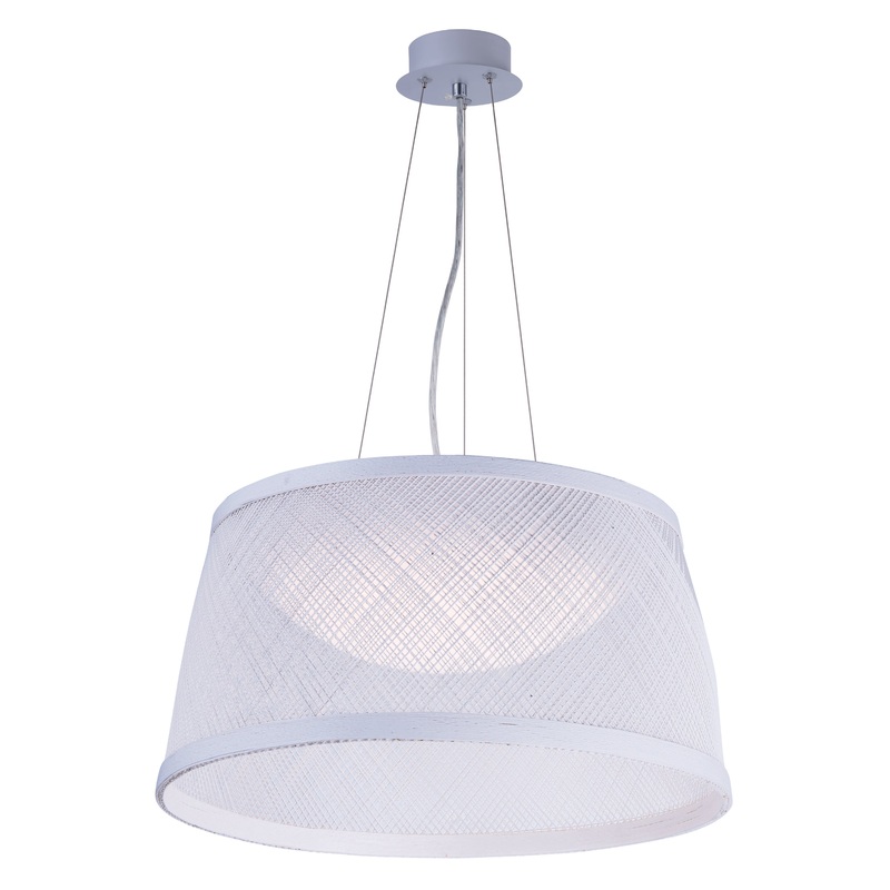 Maxim 54376WT Bahama LED Pendant, White