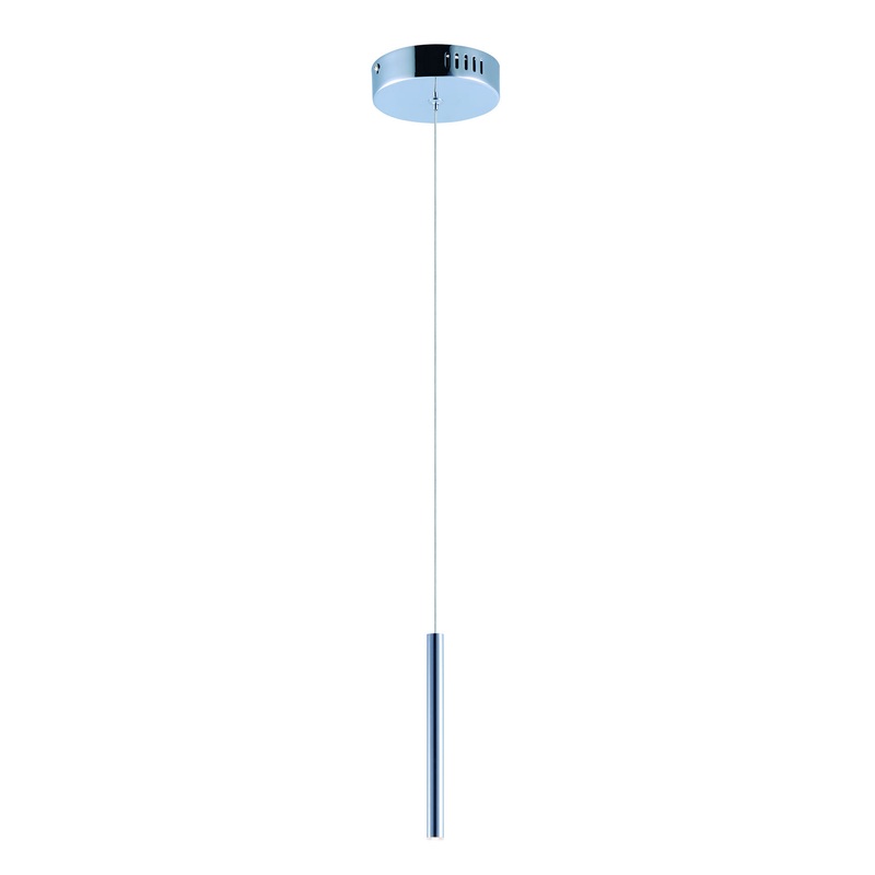 ET2 E10001-PC Flute LED Mini Pendant, Polished Chrome