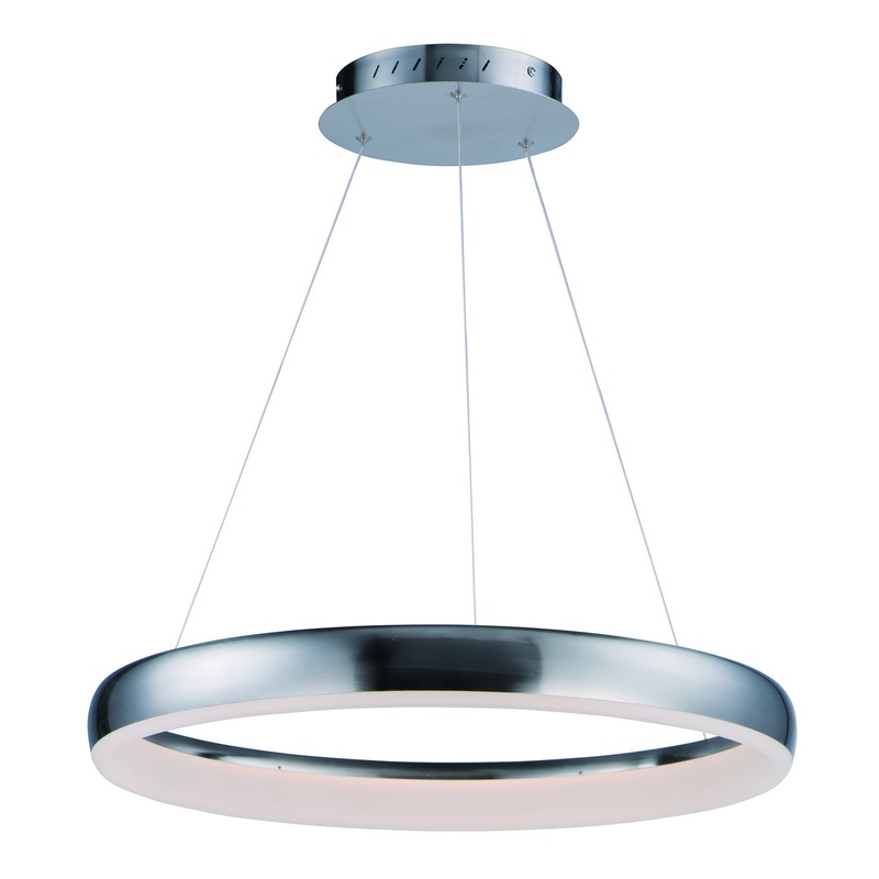 ET2 E10030-SN Innertube LED Pendant, Satin Nickel