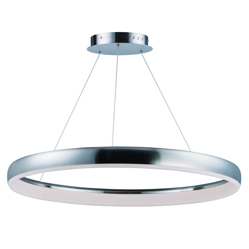 ET2 E10032-SN Innertube LED Pendant, Satin Nickel