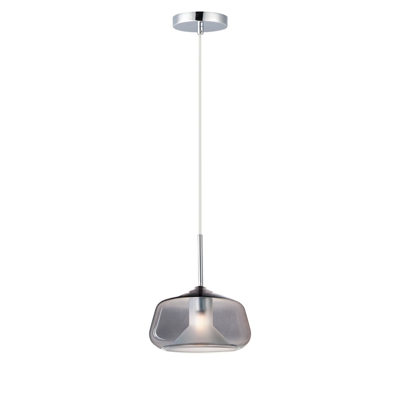 ET2 E10042-138PC Deuce LED Pendant, Polished Chrome