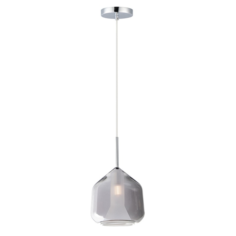 ET2 E10044-138PC Deuce LED Pendant, Polished Chrome
